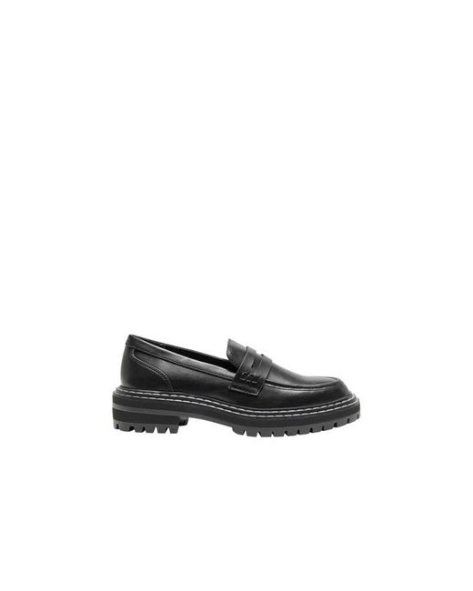 ONLY Beth-3 Pu Loafer in het Black