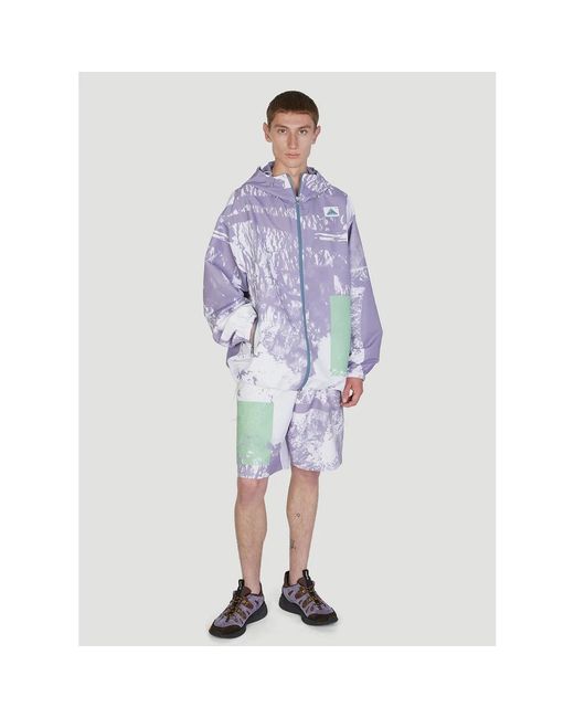 OAMC Biv Hooded Jacket in het Blue voor heren