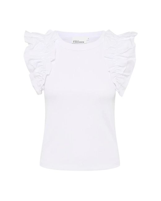 Karen By Simonsen White T-Shirts
