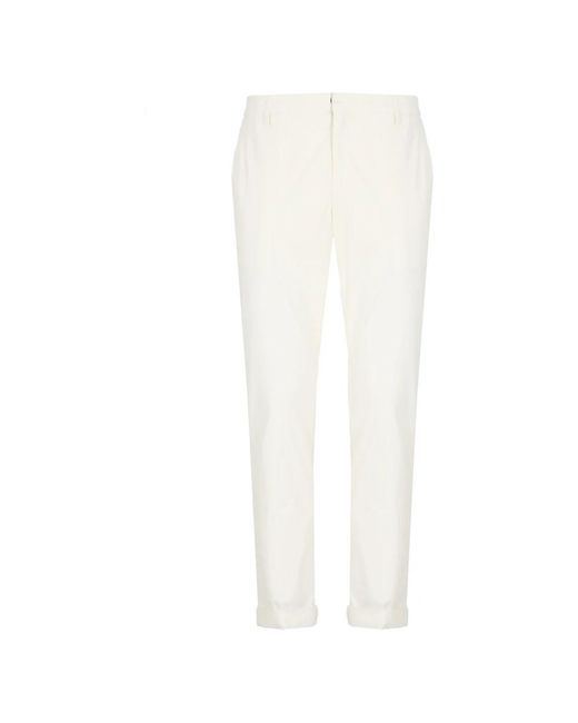 Dondup White Chinos for men