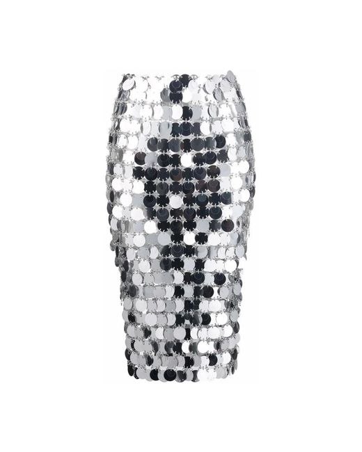 Rabanne Gray Midi Skirts