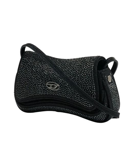 DIESEL Black Shoulder Bags