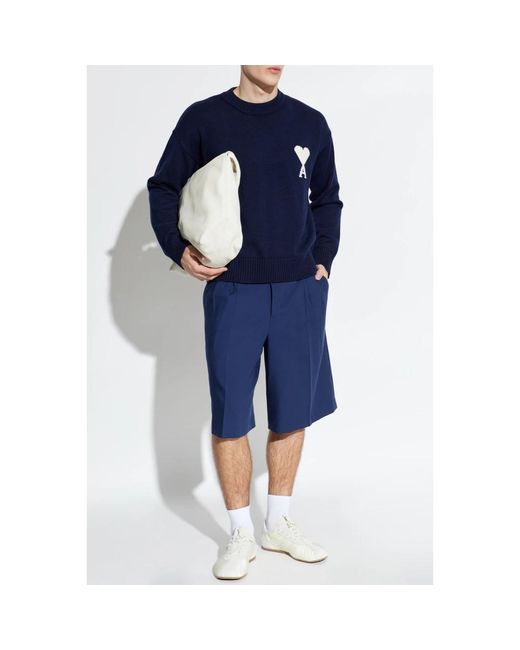 AMI Blue Casual Shorts for men