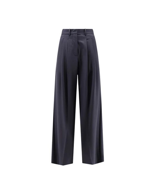 Alysi Blue Wide Trousers