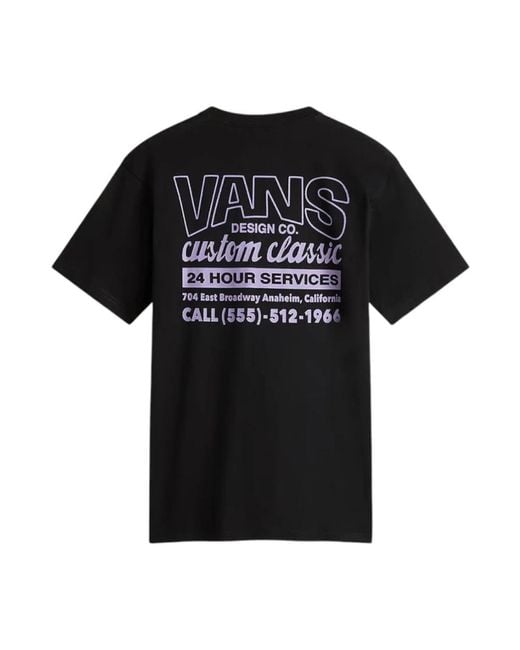 Vans T-Shirts in het Black voor heren