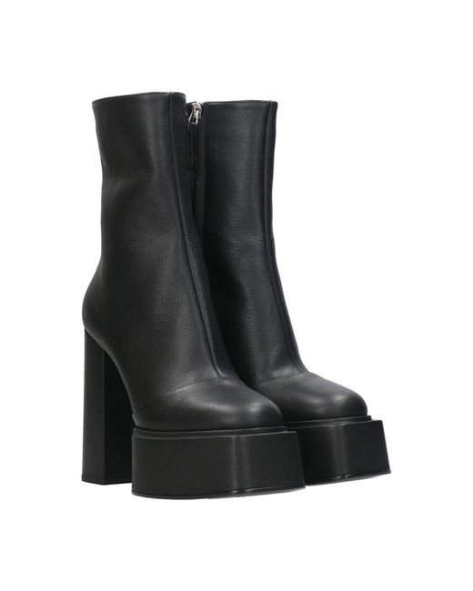 3Juin Black Hohe Stiefel