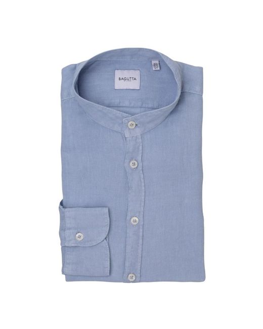 Bagutta Blue Casual Shirts for men