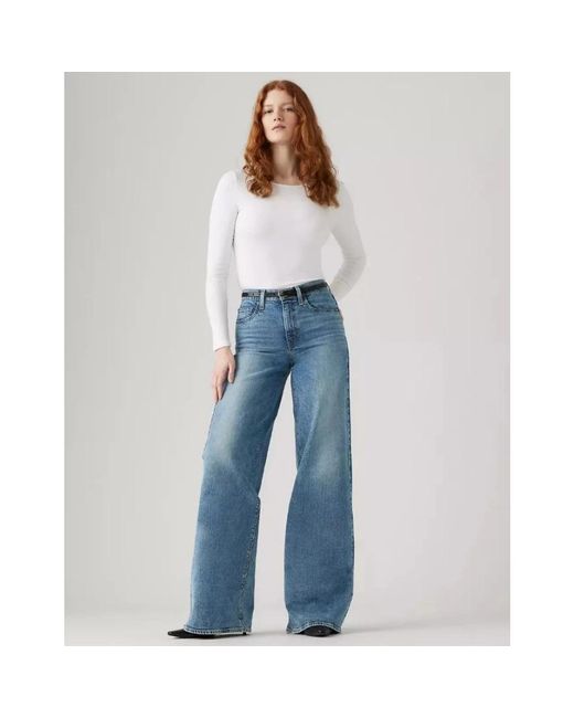 Wide Jeans Levi's de color Blue