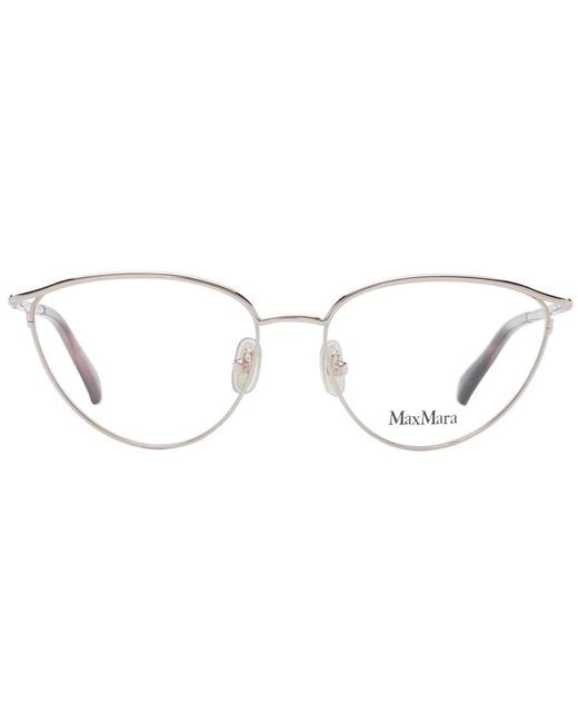 Glasses Max Mara de color Metallic