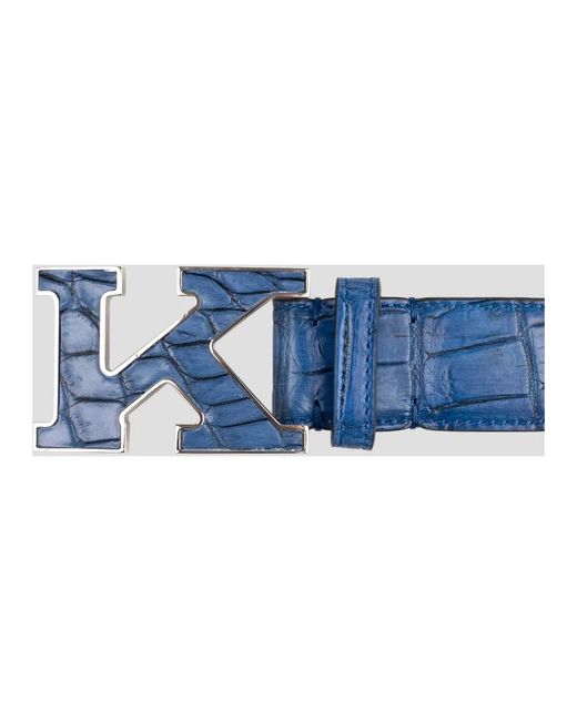 Kiton Blue Belts for men