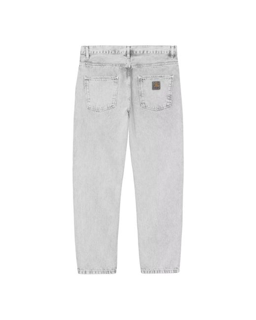 Carhartt Gray Straight Jeans for men