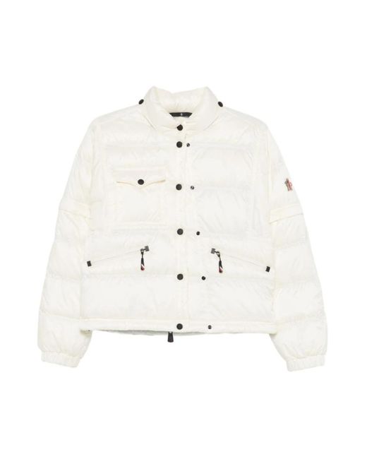 Moncler White Winter Jackets