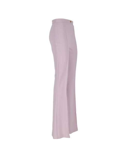 Wide Trousers di Elisabetta Franchi in Purple