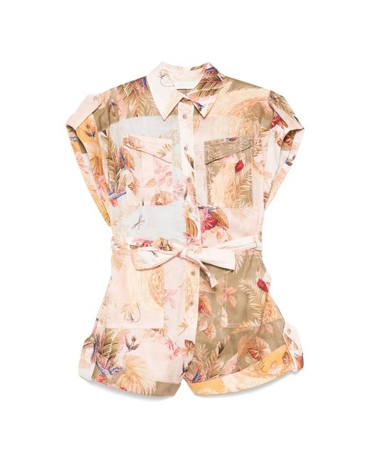 Playsuits Zimmermann en coloris Pink
