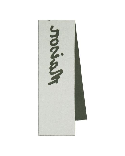 Maison Kitsuné Green Winter Scarves