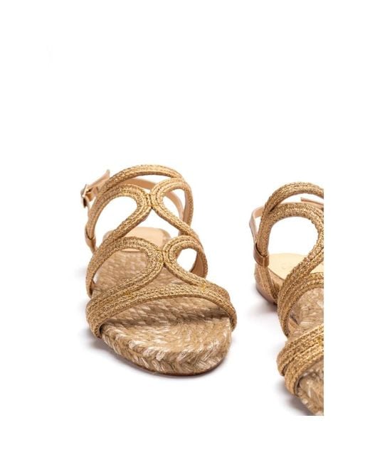 Castaner Brown Flat Sandals