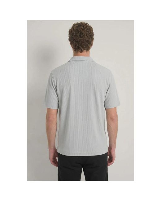 Daniele Fiesoli Gray Short Sleeve Shirts for men