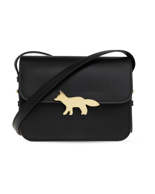 Maison Kitsuné Black Cross Body Bags