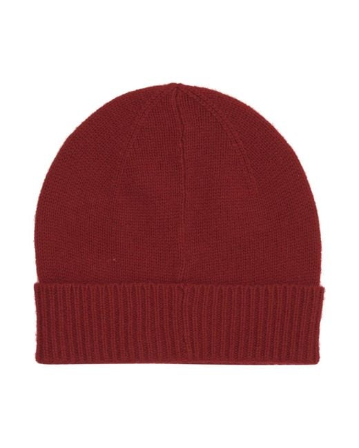 Guest In Residence Luxe Cashmere Rode Hoed Aw25 in het Red voor heren