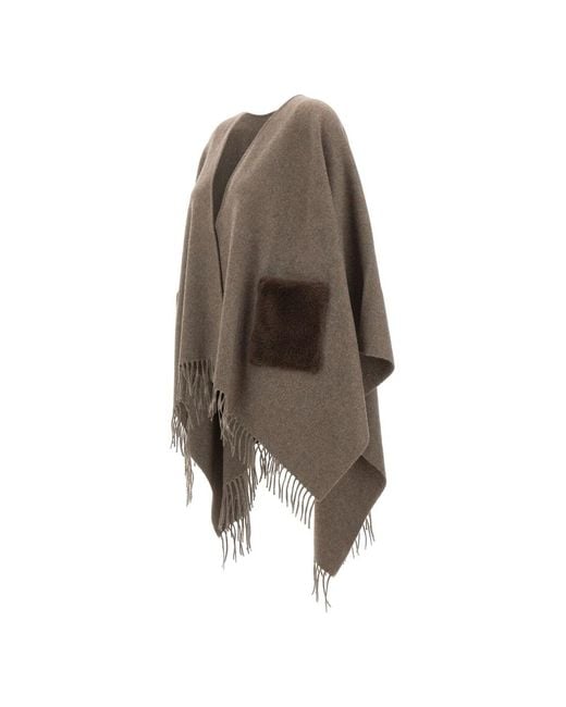 Gran Sasso Brown Ponchos
