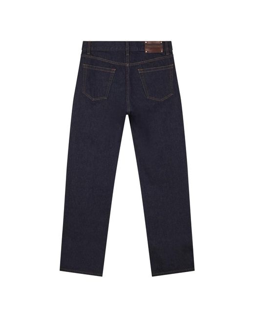 Dries Van Noten Blue Straight Fit Jeans for men
