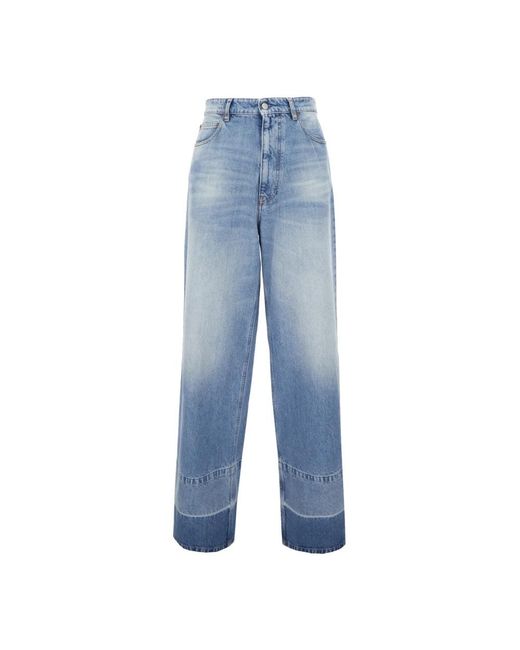 MM6 by Maison Margiela Blue Straight Fit Jeans for men