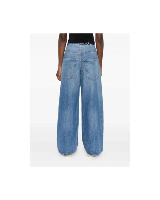 Alexander Wang Blue Wide Jeans