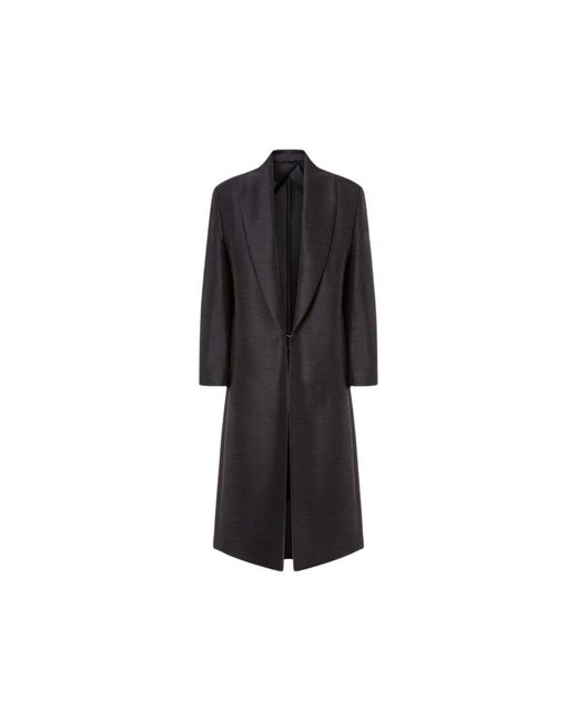 Alberta Ferretti Black Single-Breasted Coats