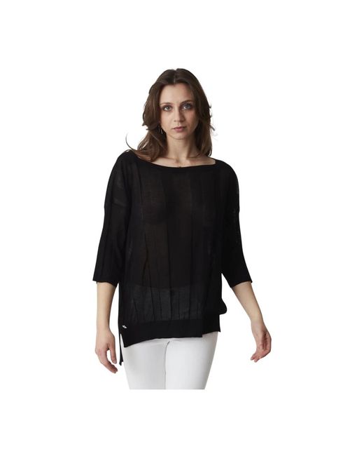 Blouses Manila Grace de color Black