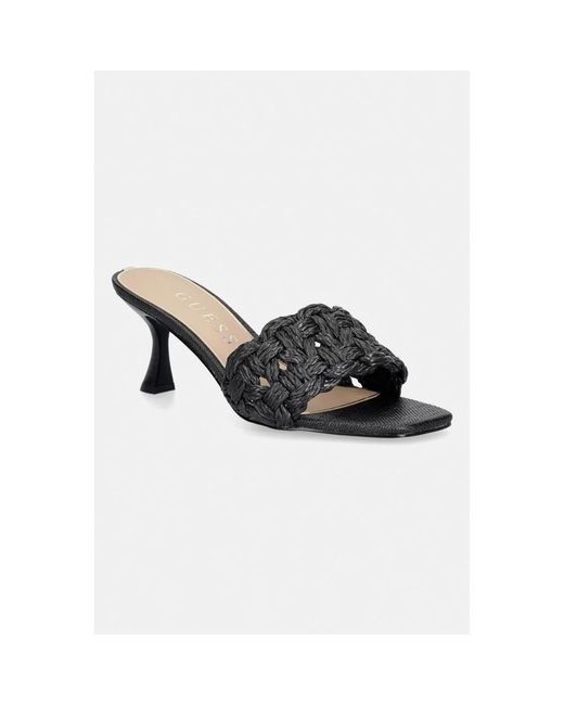 Guess Black Dissy Heeled Mule