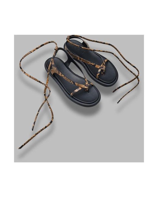 Poeve Black Flavia Sandal