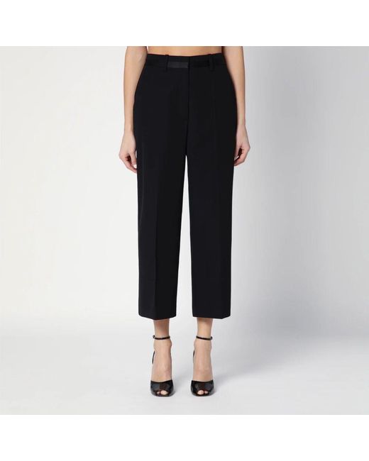 Anine Bing Black Weite Hose Für Frauen
