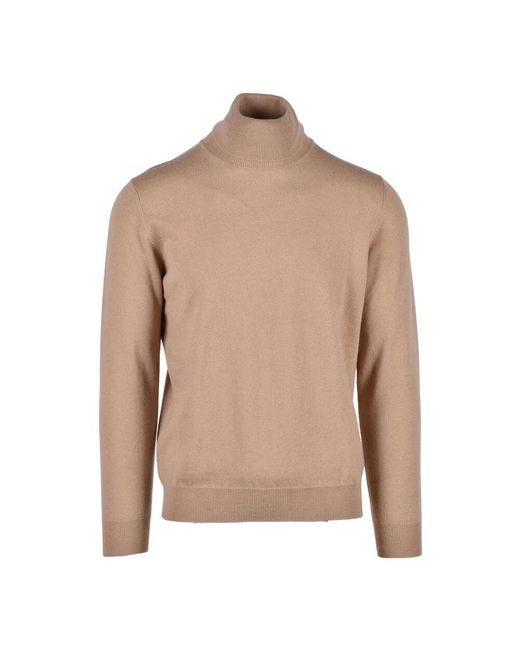 Kangra Brown Turtlenecks for men
