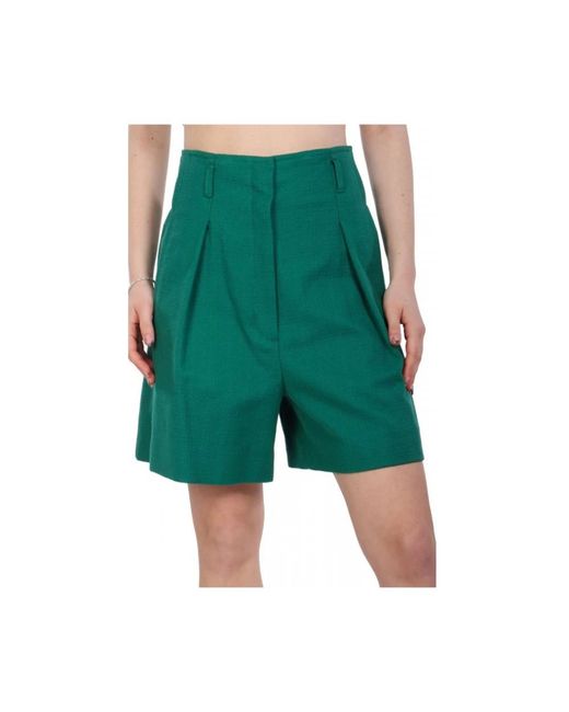 Weekend by Maxmara Green Casual Shorts