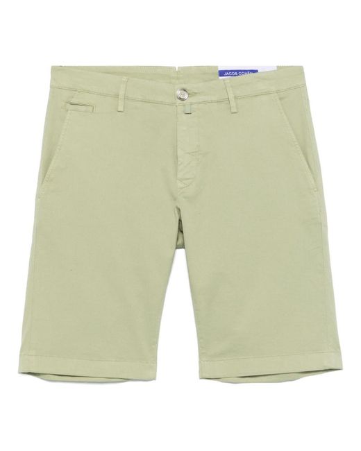 Jacob Cohen Green Casual Shorts for men