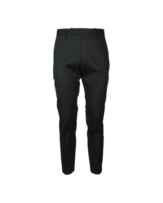 Grifoni Baumwoll Elasthan Hose in Black für Herren