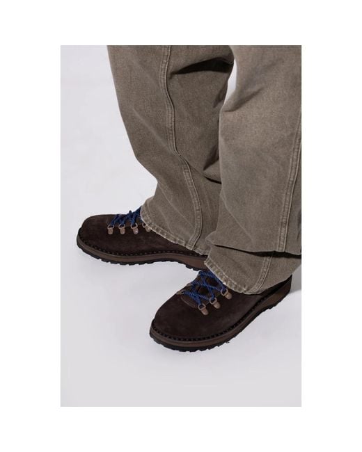 Diemme Black Lace-Up Boots for men