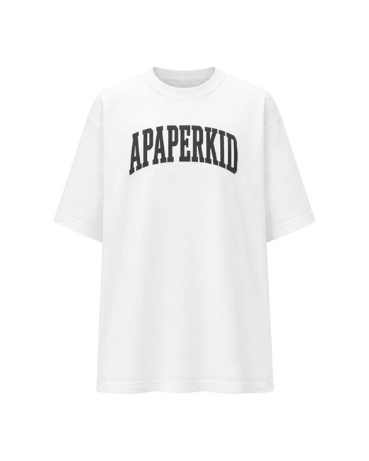 A PAPER KID White T-Shirts