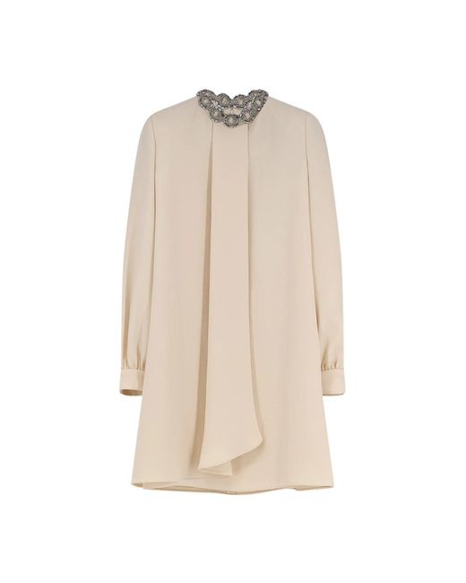Valentino Natural Short Dresses