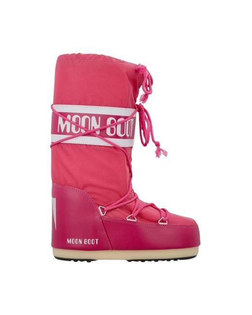 Moon Boot Pink Winter Boots