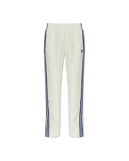 Straight Trousers Adidas Originals en coloris White