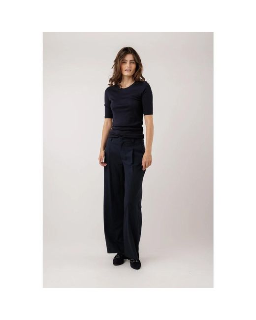 Closed Black Wide Trousers