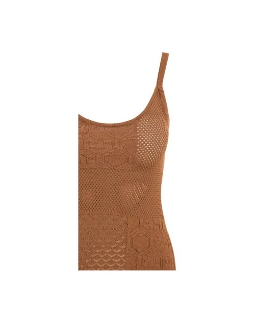 Akep Midi Dresses in het Brown