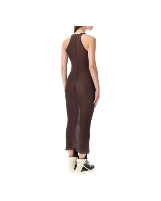 Rick Owens Brown Maxi Dresses