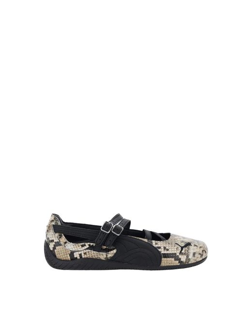 PUMA Black Ballerinas
