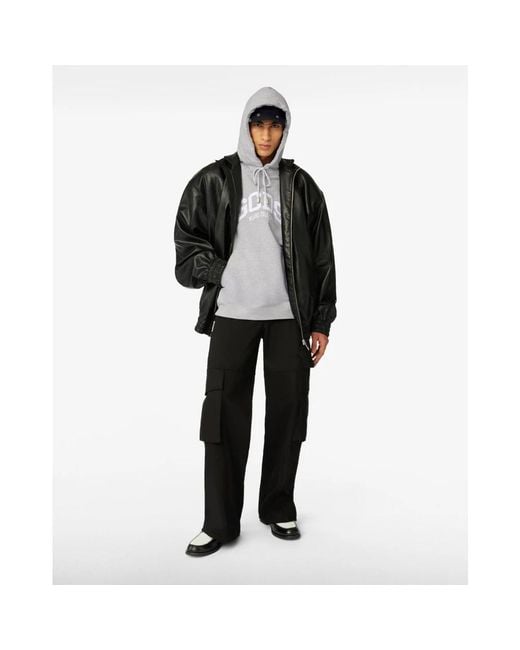 Gcds Gray Hoodies for men
