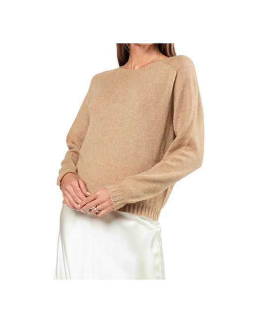 Roberto Collina Natural Round-Neck Knitwear