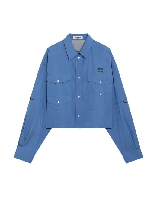 Miu Miu Blue Shirts