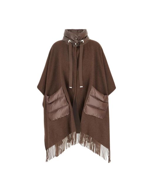Herno Brown Ponchos