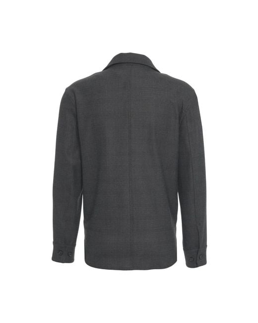 Paolo Pecora Gray Light Jackets for men
